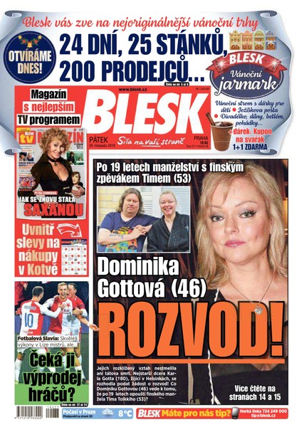 E-magazín Blesk - 29.11.2019 - CZECH NEWS CENTER a. s.