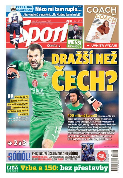 E-magazín Sport - 3.12.2019 - CZECH NEWS CENTER a. s.