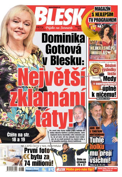 E-magazín Blesk - 6.12.2019 - CZECH NEWS CENTER a. s.