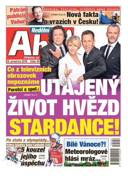 E-magazín Nedělní AHA! - 8.12.2019 - CZECH NEWS CENTER a. s.