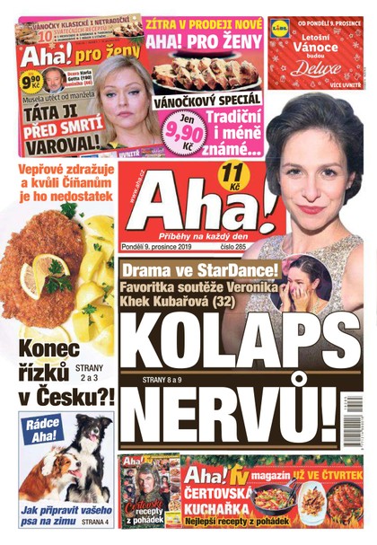 E-magazín AHA! - 9.12.2019 - CZECH NEWS CENTER a. s.