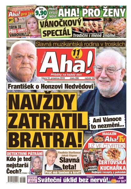 E-magazín AHA! - 10.12.2019 - CZECH NEWS CENTER a. s.
