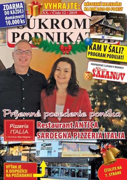 E-magazín Súkromný podnikateľ 12/20019 - Fantázia media, s. r. o.