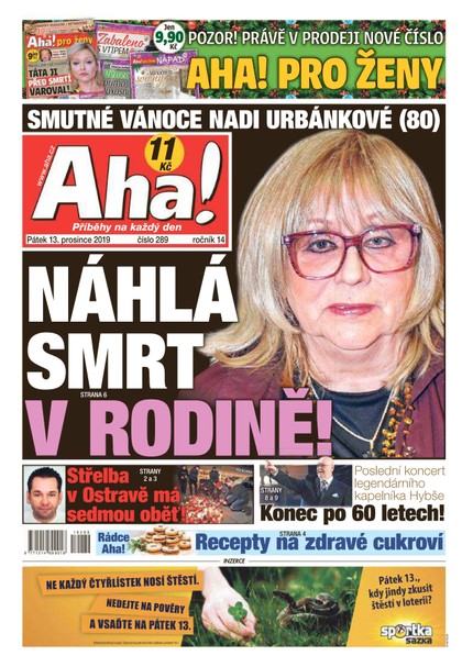 E-magazín AHA! - 13.12.2019 - CZECH NEWS CENTER a. s.