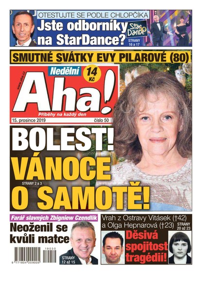 E-magazín Nedělní AHA! - 15.12.2019 - CZECH NEWS CENTER a. s.