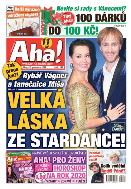 E-magazín AHA! - 17.12.2019 - CZECH NEWS CENTER a. s.