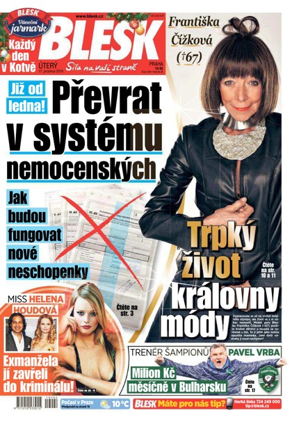 E-magazín Blesk - 17.12.2019 - CZECH NEWS CENTER a. s.