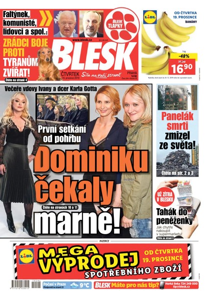 E-magazín Blesk - 19.12.2019 - CZECH NEWS CENTER a. s.