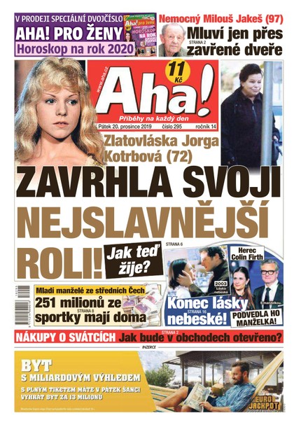 E-magazín AHA! - 20.12.2019 - CZECH NEWS CENTER a. s.