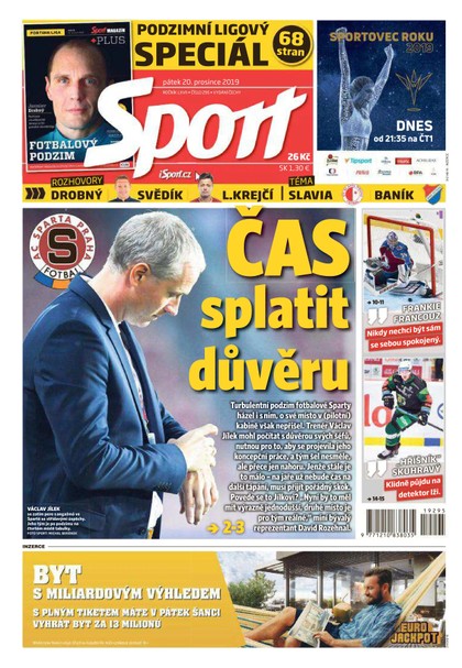 E-magazín Sport - 20.12.2019 - CZECH NEWS CENTER a. s.