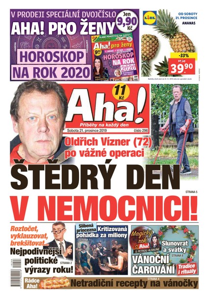 E-magazín AHA! - 21.12.2019 - CZECH NEWS CENTER a. s.