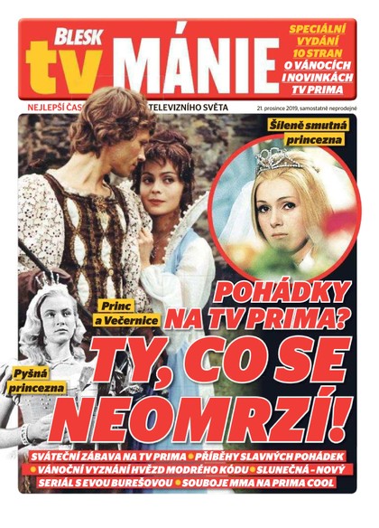 E-magazín Blesk Tv manie - 21.12.2019 - CZECH NEWS CENTER a. s.
