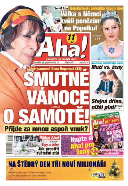E-magazín AHA! - 23.12.2019 - CZECH NEWS CENTER a. s.