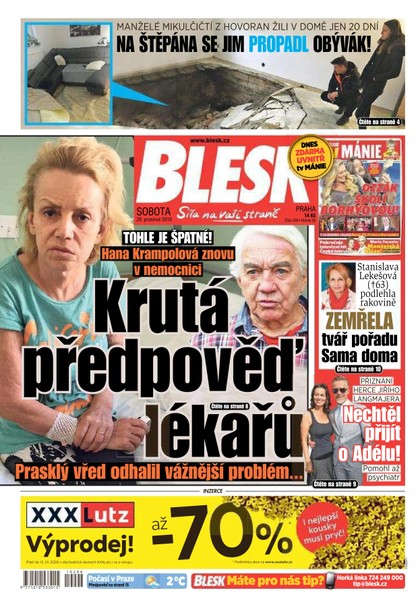 E-magazín Blesk - 28.12.2019 - CZECH NEWS CENTER a. s.