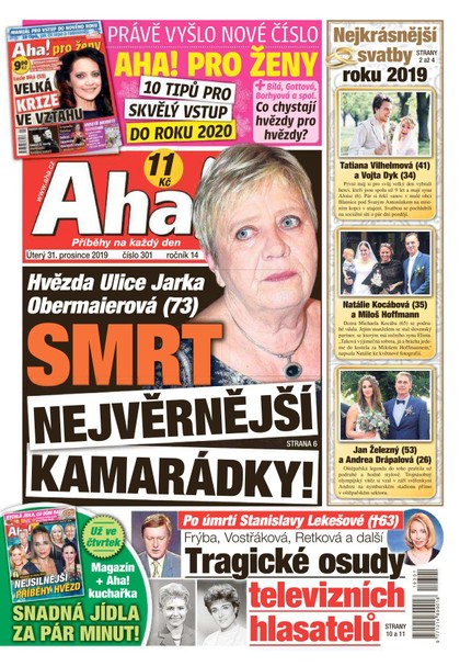 E-magazín AHA! - 31.12.2019 - CZECH NEWS CENTER a. s.