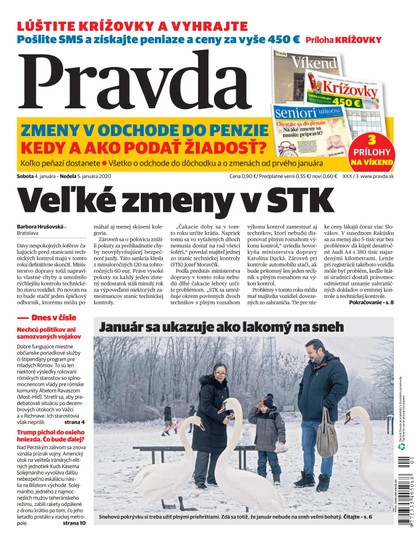 E-magazín Denník Pravda 4. 1. 2020 - OUR MEDIA SR a. s.