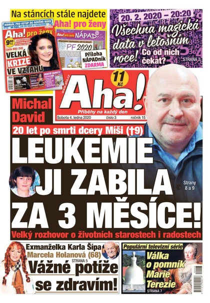 E-magazín AHA! - 4.1.2020 - CZECH NEWS CENTER a. s.