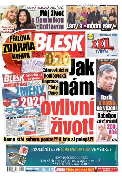 E-magazín Blesk - 6.1.2020 - CZECH NEWS CENTER a. s.