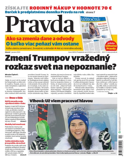 E-magazín Dennník Pravda 7. 1. 2020 - OUR MEDIA SR a. s.