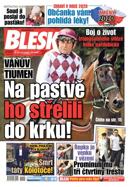 E-magazín Blesk - 7.1.2020 - CZECH NEWS CENTER a. s.