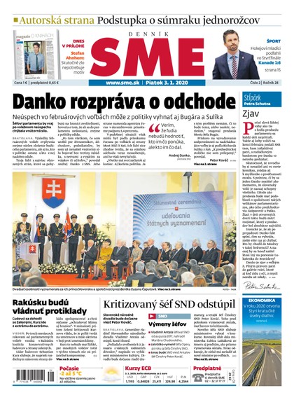 E-magazín SME 3/1/2020 - Petit Press, a.s. 