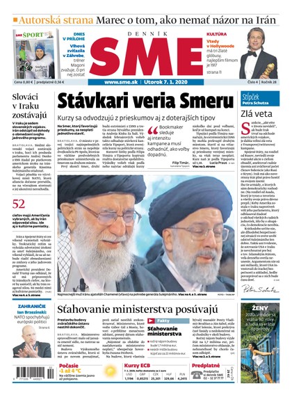 E-magazín SME 7/1/2020 - Petit Press, a.s. 