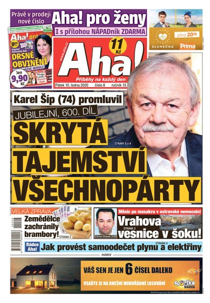 E-magazín AHA! - 10.1.2020 - CZECH NEWS CENTER a. s.