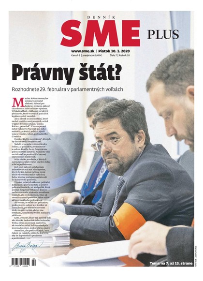 E-magazín SME 10/1/2020 - Petit Press, a.s. 