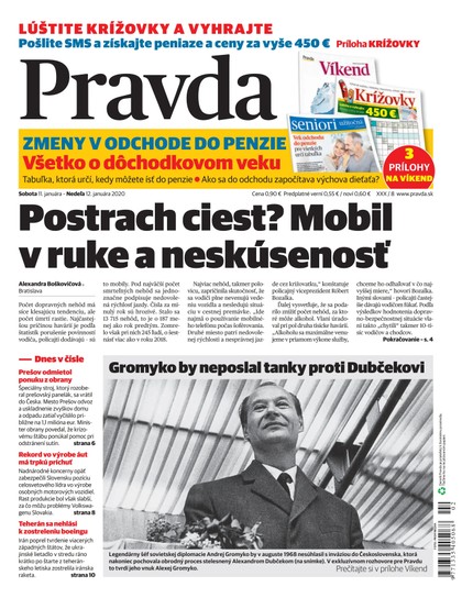 E-magazín Denník Pravda 11. 1. 2020 - OUR MEDIA SR a. s.