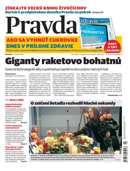 E-magazín Denník Pravda 13. 1. 2020 - OUR MEDIA SR a. s.