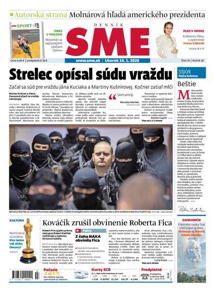 E-magazín SME 14/1/2020 - Petit Press, a.s. 