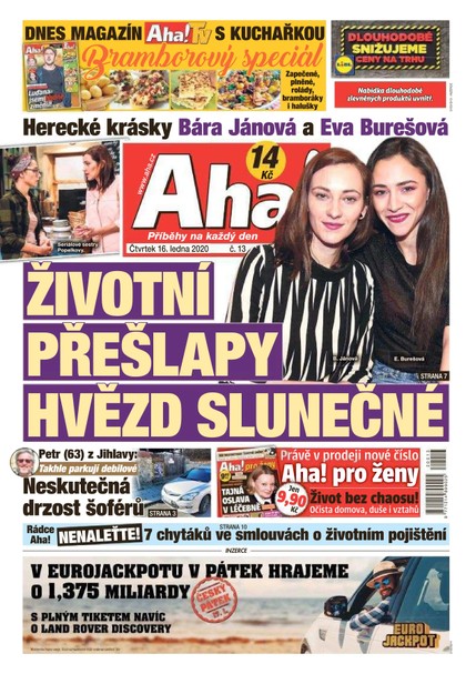 E-magazín AHA! - 16.1.2020 - CZECH NEWS CENTER a. s.