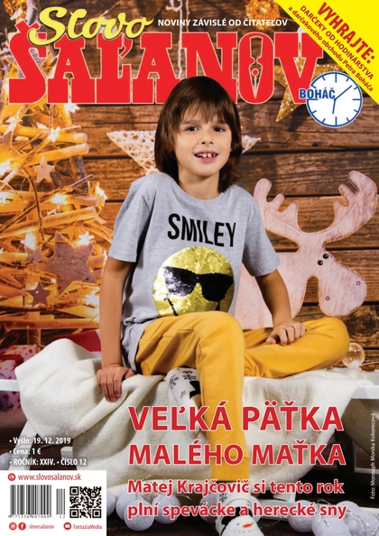 E-magazín Slovo Šaľanov 12/2019 - Fantázia media, s. r. o.