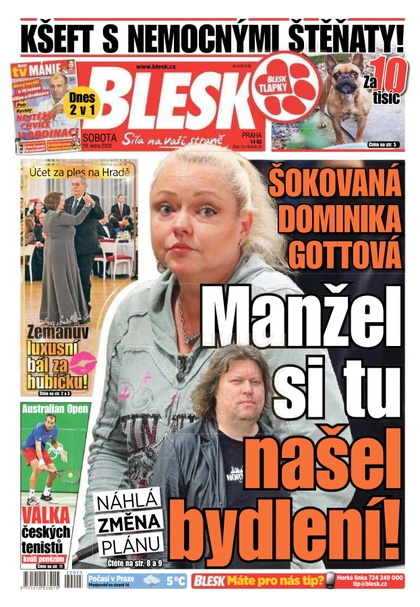 E-magazín Blesk - 18.1.2020 - CZECH NEWS CENTER a. s.