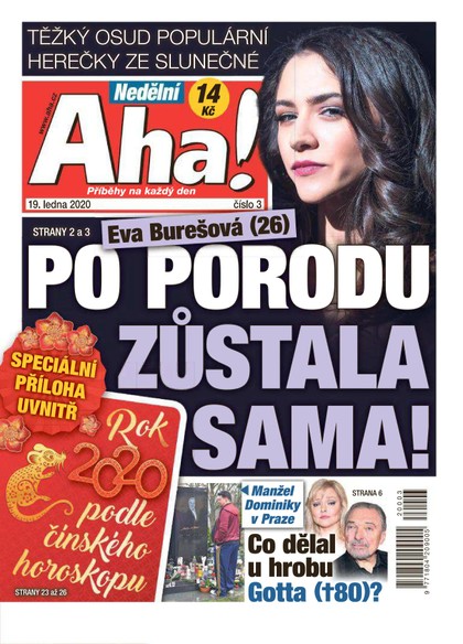 E-magazín Nedělní AHA! - 19.1.2020 - CZECH NEWS CENTER a. s.