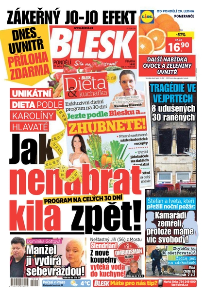 E-magazín Blesk - 20.1.2020 - CZECH NEWS CENTER a. s.