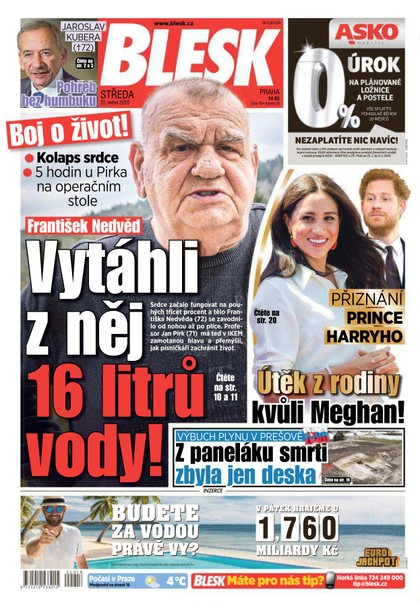 E-magazín Blesk - 22.1.2020 - CZECH NEWS CENTER a. s.