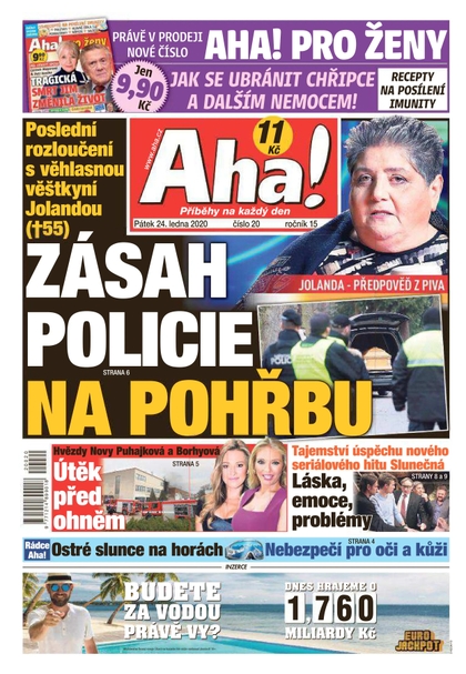 E-magazín AHA! - 24.1.2020 - CZECH NEWS CENTER a. s.