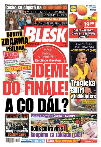 E-magazín Blesk - 27.1.2020 - CZECH NEWS CENTER a. s.