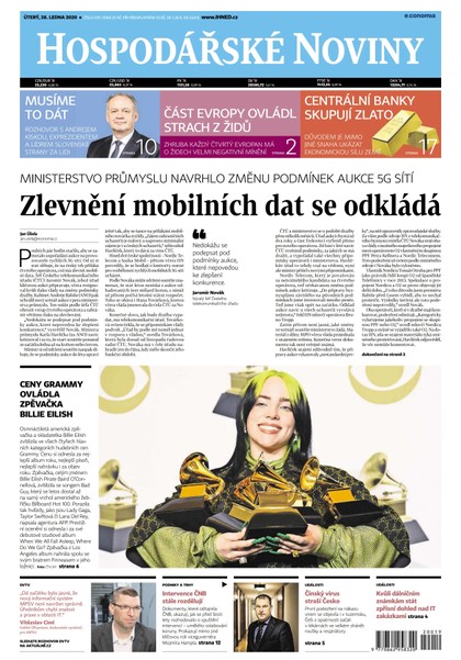 E-magazín HN 019 - 28.1.2020 - Economia, a.s.