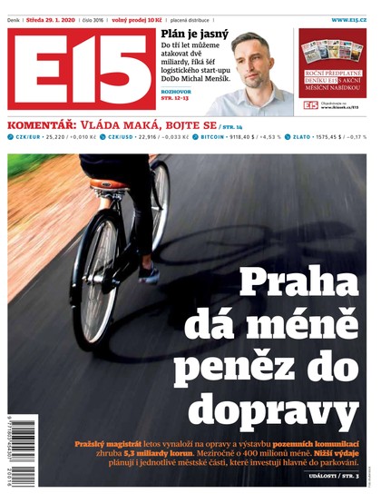 E-magazín E15 - 29.1.2020 - CZECH NEWS CENTER a. s.