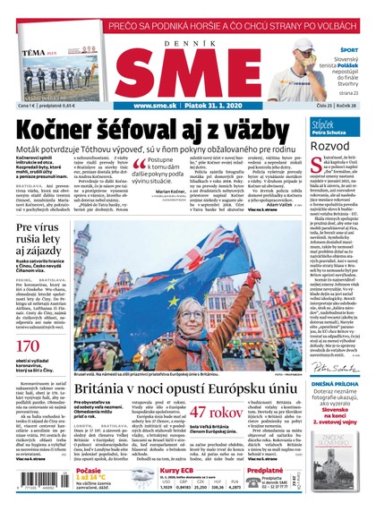 E-magazín SME 31/1/2020 - Petit Press, a.s. 