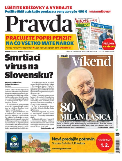 E-magazín Denník Pravda 1. 2. 2020 - OUR MEDIA SR a. s.