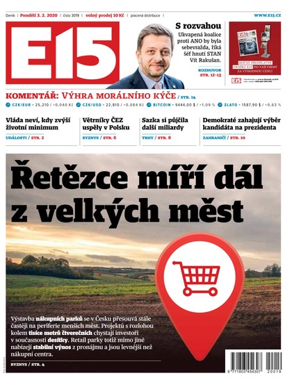 E-magazín E15 - 3.2.2020 - CZECH NEWS CENTER a. s.