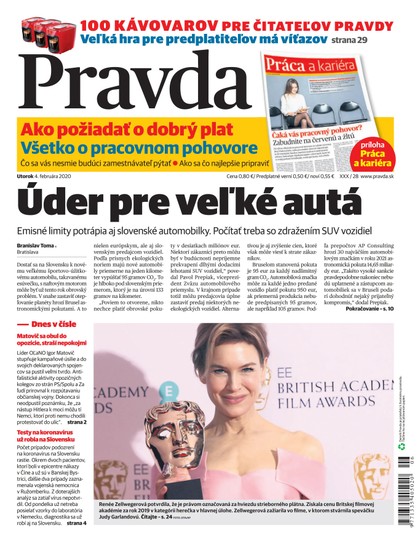 E-magazín Denník Pravda 4. 2. 2020 - OUR MEDIA SR a. s.