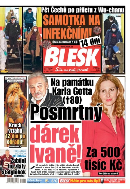 E-magazín Blesk - 4.2.2020 - CZECH NEWS CENTER a. s.