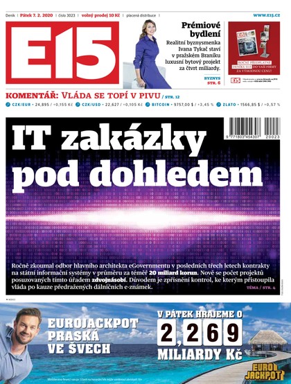 E-magazín E15 - 7.2.2020 - CZECH NEWS CENTER a. s.