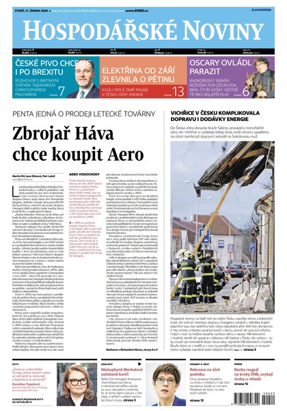 E-magazín HN 029 - 11.2.2020 - Economia, a.s.