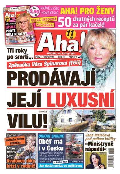 E-magazín AHA! - 11.2.2020 - CZECH NEWS CENTER a. s.