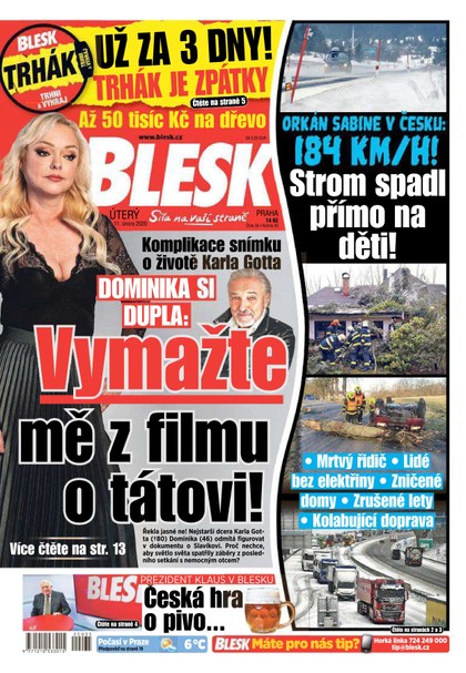 E-magazín Blesk - 11.2.2020 - CZECH NEWS CENTER a. s.